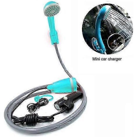 Douche de camping portable Bran, douche de camping avec pompe de plongée, portable (1/5)