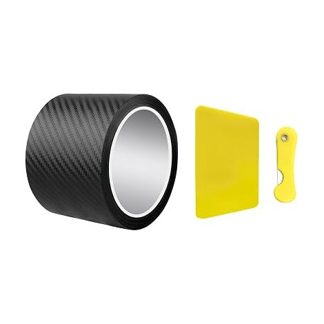 Carbon Fiber Vinyl Black 10m x 2 in (1/5)
