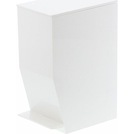 Yamazaki Tower Pedaleimer Weiß 12x27,5 cm