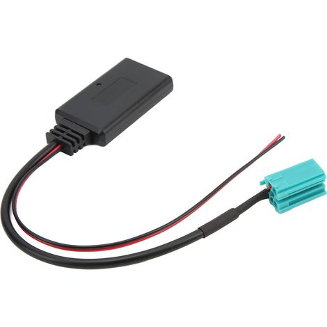 Kit Bluetooth 4.1 Stéréo Adaptateur Câble Aux avec Micro pour Autoradio Renault Clio, Espace, Kangoo, Mégane (1/5)