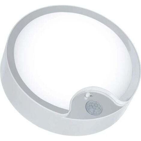 Plafonnier LED à Détecteur de Mouvement, Lampe de Plafond Intérieure Super Lumineuse à Piles, pour Grenier, Buanderie, Garage, Couloir, Escalier, 19cm 300LM Lumière du Jour (1/4)