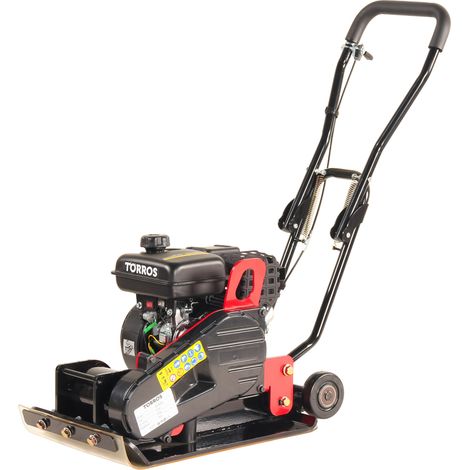 Compacteur à plaque vibrante 11 kN - Moteur essence 3ch - Plaque 48 x 32 cm Torros TPT1102 (1/5)