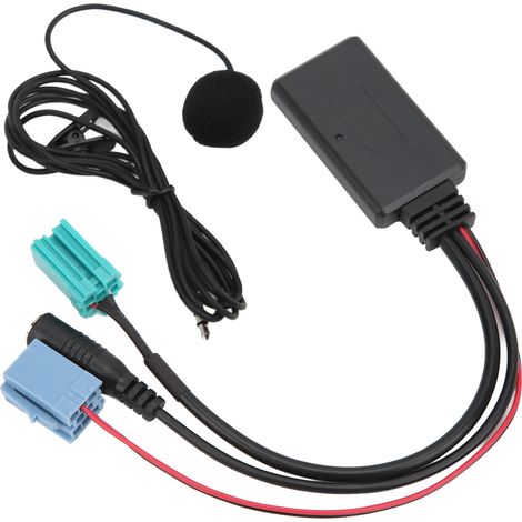 Câble adaptateur AUX MP3 pour autoradio Clio, Espace, Kangoo, Laguna 2005-2011 - Entrée audio 3,5mm, connecteur ISO, remplacement stéréo voiture (1/5)