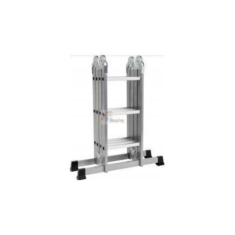 Scala multifunzione in alluminio Vorel 4x3