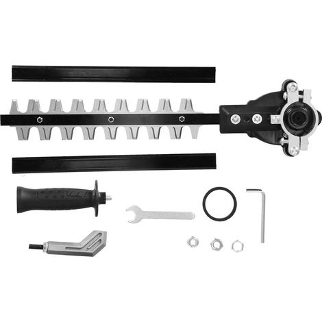 Taille-haie électrique portatif à double lame pour jardin, compatible avec meuleuses d'angle M14 et M10