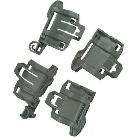 Jeu de 4 attaches pour fixation de panier (295315-12754) (00611473) Lave-vaisselle 2953153662894714035 BOSCH, SIEMENS, NEFF, GA