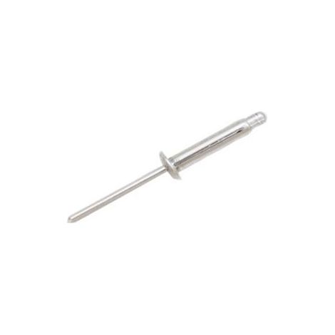 Rivet Aluminium Gris longueur 21mm diamètre 4mm ( Prix pour Sachet de 100 )