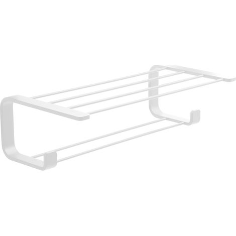 Gedy Outline doppia mensola porta salviette 50 cm bianco opaco codice prod: 000032352200000 (1/3)
