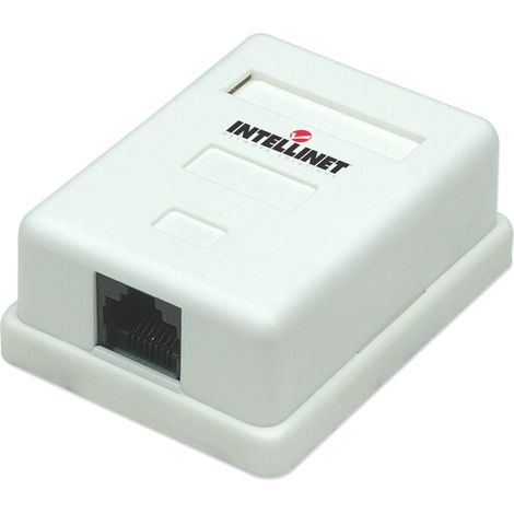INTELLINET Prese a muro 1 porta RJ45 Cat5e UTP (Frutto Incluso) (1/5)