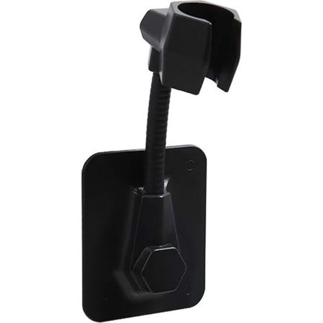 Support Pommeau De Douche - Réglable 360° - Sans Perçage - Adhésif Renforcé - Pour Vitre Miroir Carrelage - 1 Pièce (1/5)