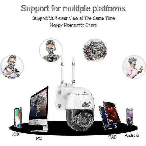 4G-Überwachungskamera für den Außenbereich – Full HD 1080p – Farbnachtsicht – 4-facher Digitalzoom – Schutzart IP66 (1/4)