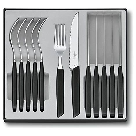Victorinox Set 12 Posate Con Lama Seghettata  Set a Punta (1/4)