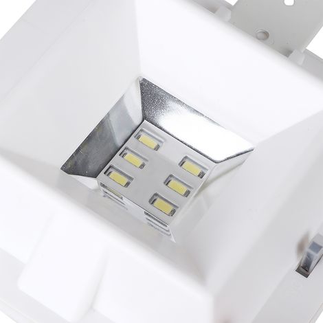 Wasserdichte Solar-Zaunleuchte mit 6 LEDs für Garten, Sicherheit und Außendekoration (1/5)
