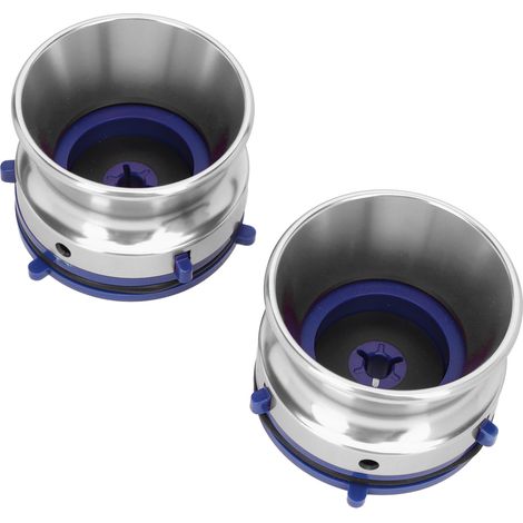 paire d'adaptateurs de moyeu NAB en alliage d'aluminium poli, dispositif de chargement universel, ouvre-boîte de 25 cm pour Studer ReVox et Akai Silver (1/4)