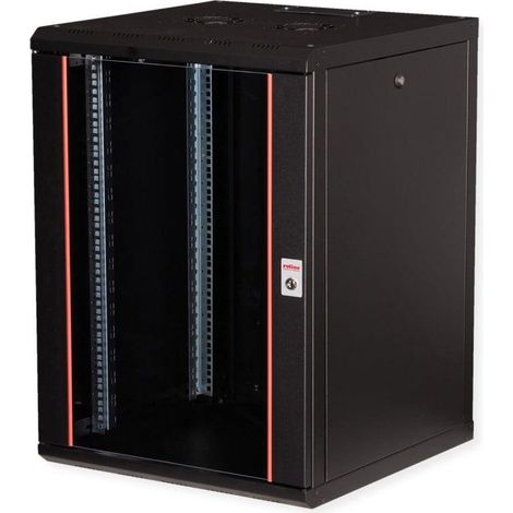 Roline Pro 16 U armadio a muro nero 600 x 600 mm