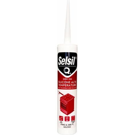 SELSIL SILICONE ALTE TEMPERATURE SHT-300 ROSSO 310 ML