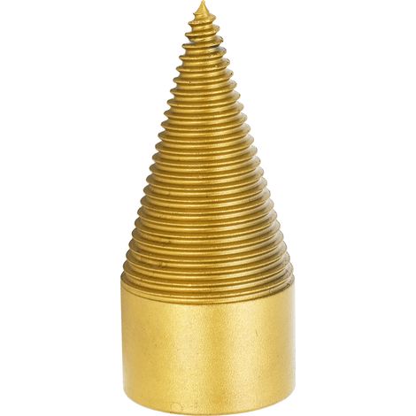 Nouveau fendeur de bûches de 45 mm, petite perceuse à percussion, marteau électrique, fendeur de bûches, cône de coupe du bois (1/5)