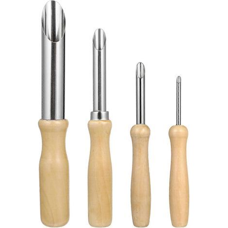 Runde Ausstechformen aus Edelstahl und Holz für Keramik und Skulpturen (1/3)