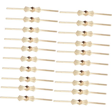 300 pezzi di connettori per lampadari in metallo dorato, clip a nodo per appendere, fissaggio robusto e riutilizzabile per decorazioni di illuminazione interne ed esterne.