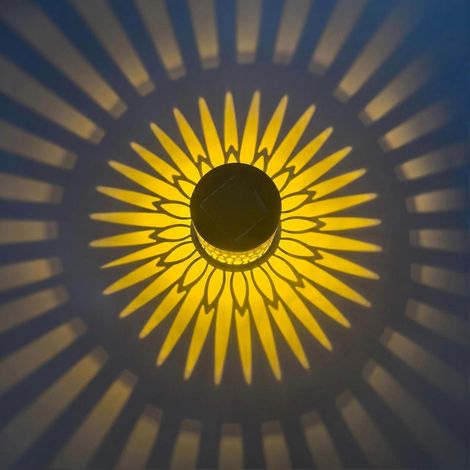 Lampe solaire Décoratif Solaire Clture Lampe - étanche & Métal - pour Jardin, Patio & Jardin arrière Decor – C (1/5)