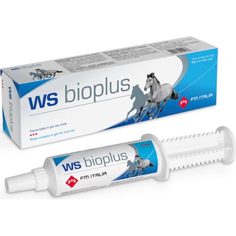 WS BIOPLUS Ergänzungsfuttermittel in Pastenform mit Knoblauchpulver und Kürbiskernen für Sportpferde 50g