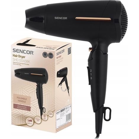 SENCOR SHD 0045BK Haartrockner Schwarz 1600W 1 Stück. (1/5)