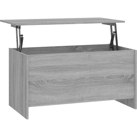 Maison Exclusive - Tavolino Grigio Sonoma 102x55,5x52,5 cm in Legno Multistrato