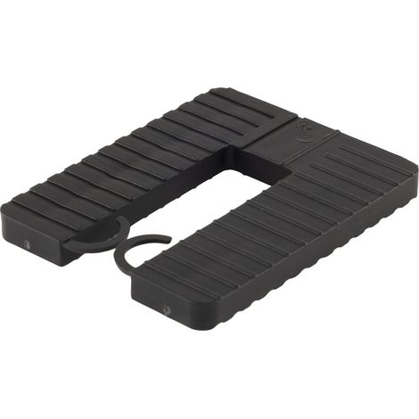 Roto Distanzplatte Euroklick Typ 2, 65x52,5x6 mm, schwarz, 500 stk. VE500
