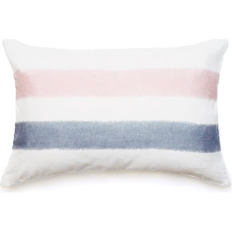 Housse de coussin en lin lavé doublé coton lavé ARIA 40x60 cm (1/5)