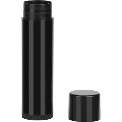 100 Pièces Tubes à Rouge à Lèvres Miniatures Vides 4.2g/5ml Ronds Noirs pour DIY - Récipients à Baume à Lèvres et Outils Cosmétiques (1/5)