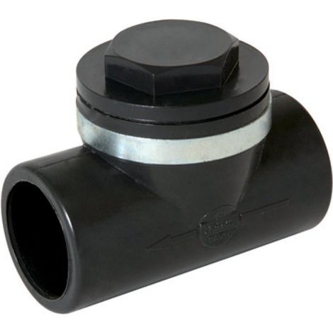 Clapet anti-retour PVC pression 90° D32 - NICOLL - CARF (1/5)