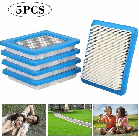 Filtre à Air - Pour Cartouche Briggs & Stratton - Compatible Modèles 491588 491588S 5043 5043D 399959 119-1909 - Lot de 5