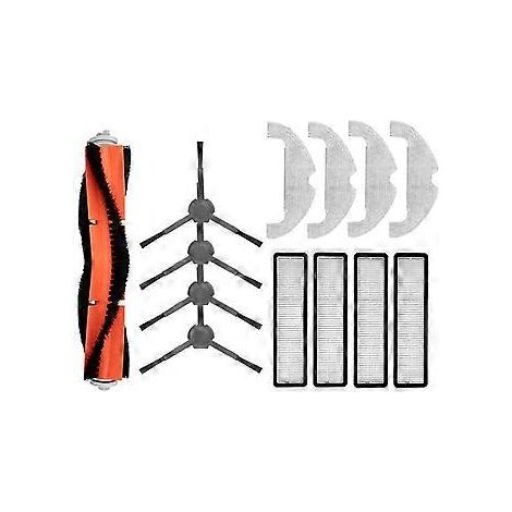 Pour aspirateur robot Mi Robot Vacuum-Mop 2 Ultra STYTJ05ZHM, brosse latérale principale, filtre HEPA et chiffon de nettoyage. (1/5)