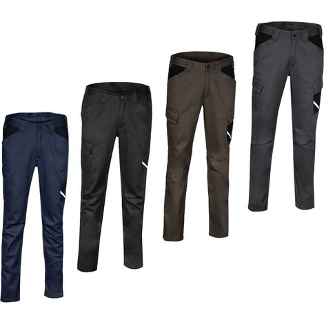 Pantalones de trabajo multibolsillos Cofra Waymont - M - Nero