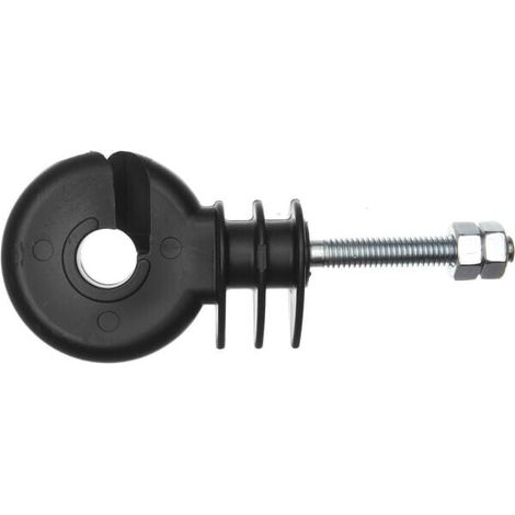 Corral Ring insulator black, with metric thread, M6x35mm, 25 pcs