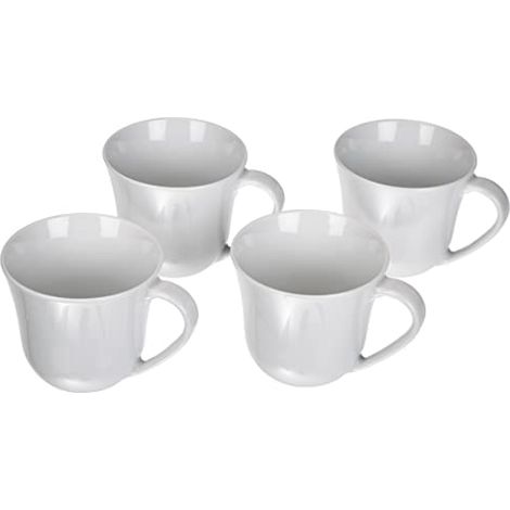 Alessi TI05/87 KU Tazza da caffè-Filtrato, Porcellana, Bianco, 4 unità (Confezione da 1) (1/4)