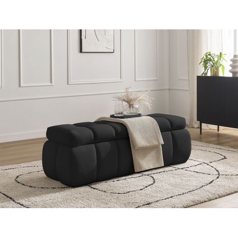 BOBOCHIC - Bout de lit MONT-BLANC tissu mesh Noir (1/5)