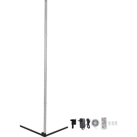 Lampe d'angle LED RGB télécommande, éclairage d'ambiance Bluetooth, application smartphone, salon chambre, 100‑240V UE (1/5)