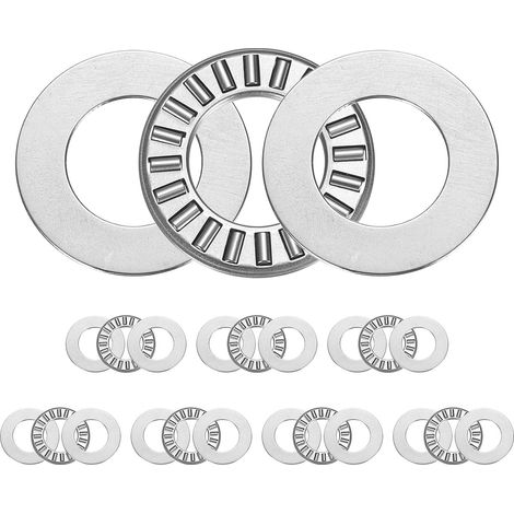 TC1018+2TRA Roulements de butée à aiguilles avec rondelles de roulement, diamètre d'alésage de 16 mm, diamètre extérieur de 28 mm, épaisseur totale de 4 mm pour tondeuse à gazon, camion (1/4)