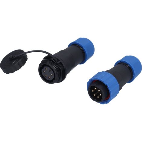 Connecteur étanche IP68 prise aviation SP206 mâle femelle 380V 6 broches boîtier terminal (1/5)
