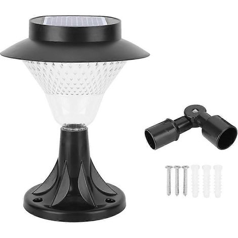 Lampadaire solaire étanche 8 LED pour jardin, éclairage extérieur de cour, spot paysager de pelouse, sans fil (1/5)