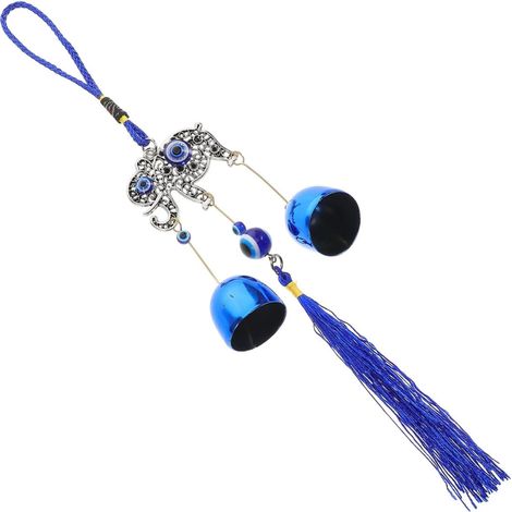 hängeornament mit Blauem Nazar amulett und Elefanten