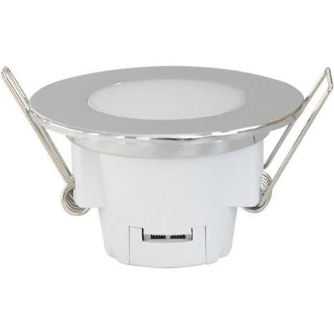 Spot LED Etanche 5W Rond Encastrable IP65 - Blanc Froid  / Aluminium - SILUMEN