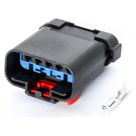 DJ7056B-2.8-21 ist ein wasserdichter Stecker für Kfz-Kabelbäume (54200521). (1/4)