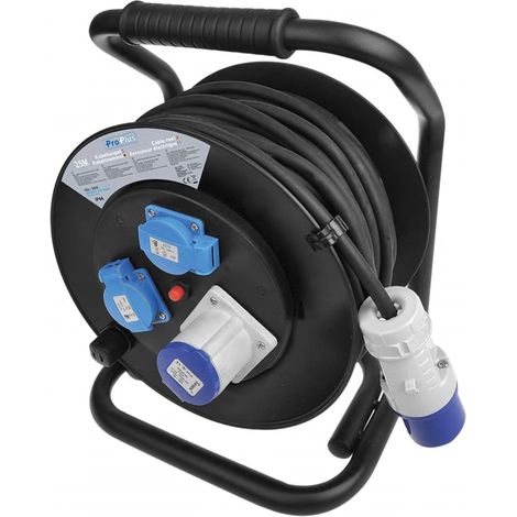 ProPlus Carrete de cable 25 m 1xCEE (1/5)