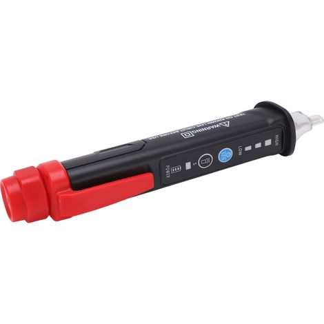 Testeur de tension HT101 : détecteur de tension intelligent sans contact avec lampe torche LED, alarme sonore et port USB 121000 V CA pour les tests électriques. (1/5)