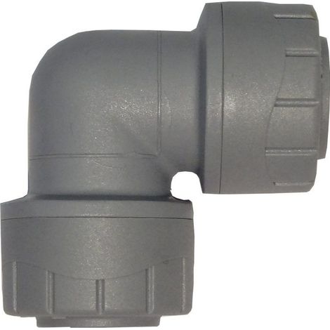 Polypipe PolyPlumb PB110 10mm 90 Degree Elbow - Grey Single