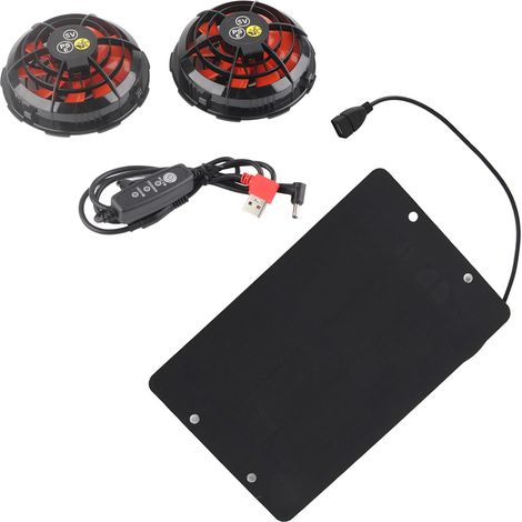Ventilateur solaire extérieur 10 W, étanche IPX7, pour abri de jardin, poulailler ou serre (import/export). (1/5)