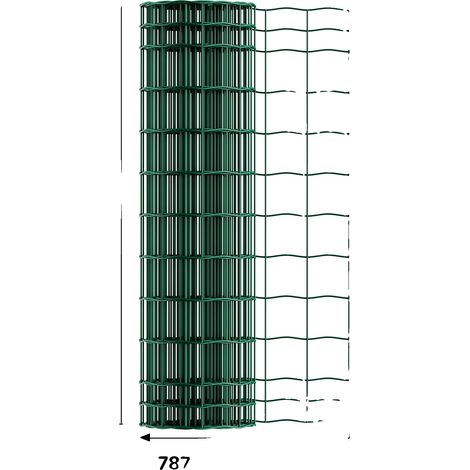 Valla de alambre resistente a la intemperie, construcción soldada robusta, 1x20m (1/2)