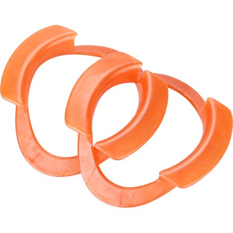 Écarteur de bouche jetable en forme de O, rétracteur de joue intra-oral, outils dentaires, orange (1/5)